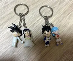 ドラゴンボールZ ペアキーホルダー Z 戦士たちの恋愛 孫悟空 チチ ベジータ