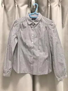美品 マーガレットハウエル ストライプ ブラウス
