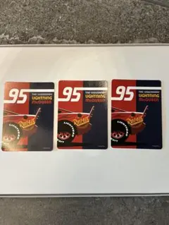 ディズニーストア　じゃんけんカード　カーズ　3枚　セット