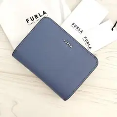 残り僅か‼︎新品 FURLA(フルラ) 折り財布 ライトブルー