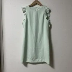 美品　snidel スナイデル　ミントグリーン ミニワンピース　M