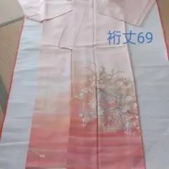訪問着 御所車 牡丹 梅