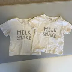 petit main Tシャツ　80サイズと90サイズまとめ売り　双子