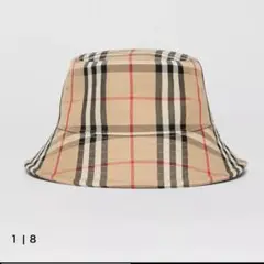 【美品】Burberry テクニカルコットンバケットハット