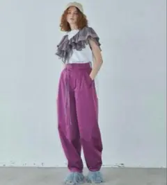 LA BELLE ETUDE ラベルエチュード　カーブパンツ