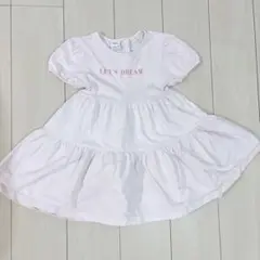 ZARA 4-5歳　110 ピンク　半袖　ティアードワンピース