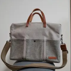 【高島帆布】kii工房　手作り帆布　ボストンバッグ