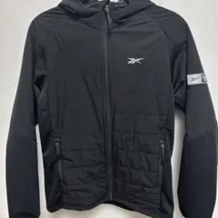 Mサイズ Reebok ブラック ナイロンジャケット メンズ 黒 内ポケット
