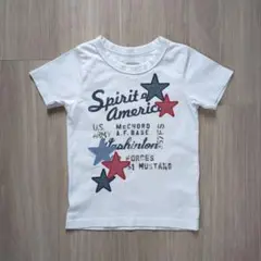 Tシャツ　104　マザウェイズ　白　ホワイト　星
