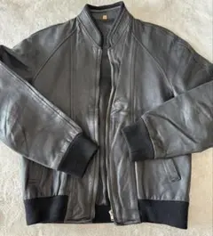昭和レトロ⭐︎革利用 黒レザー ジャケット Mサイズ
