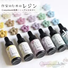 Comarimade監修　作家のためのレジン着色剤　濃縮カラーレジン6色セット