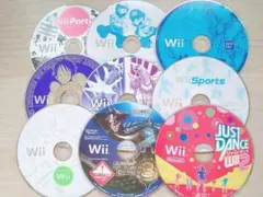 Wii　9枚セット　まとめ売り　ワンピース　マリオカート　ポケモン　モンハン