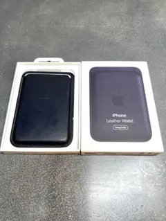 MagSafe対応 iPhone レザーウォレット インク 箱付き