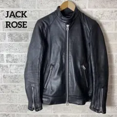ジャックローズ ラムレザー シングル ライダースジャケット 2