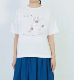 LOISIR×TORANEKOBONBONイラストプリントTシャツ