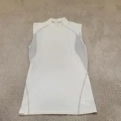 TIGORA ホワイト ノースリーブ タンクトップ
