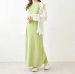 OLIVE des OLIVE カップ付きアメスリワンピース オリーブデオリーブ