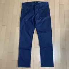 H&M 紺色　スリムパンツ