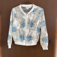 レース花柄ブルゾン M