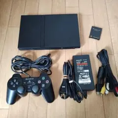 動作品　薄型プレイステーション2 本体 SCPH-79000　ブラック