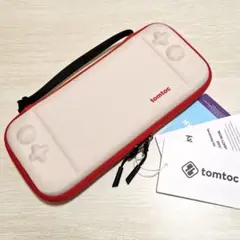 【タグ付き】tomtoc Switch 有機ELモデル ハードケース 赤×白
