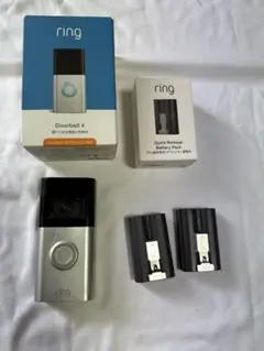 動作品　格安　追加バッテリー付き　Ring Video Doorbell 4