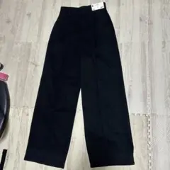 GU ブラックショートジャージーワイドパンツ S