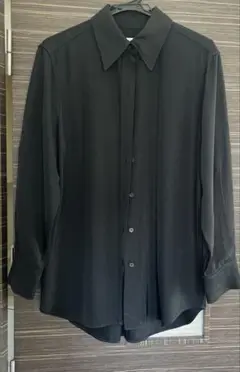 COS 黒シャツ　サイズ36 100%アセテート
