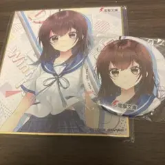 電撃文庫くじ　ストライクザブラッド　缶バッジ　色紙