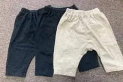 GUサマナルパンツ七分丈サイズ100　3着