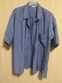 BEAMS 半袖シャツ M 青