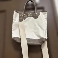Young & Olsen ショルダーバッグ ホワイト/ブラウン