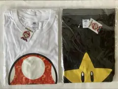 【新品未開封】　スーパーマリオ　Tシャツ　キノコ　スター