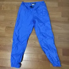 01年製 patagonia ブルー パンツ L 雨具 レインパンツ パッカブル
