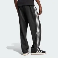 adidas ブラック 3本ライン パンツ