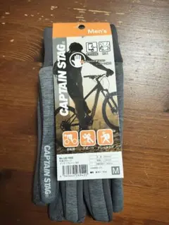 CAPTAIN STAG メンズ 手袋 M グレー