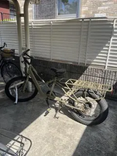 【直接引取】88サイクル　パパチャリ　マッドカーキ 上品 直接引取】88サイクル マッドカーキ パパチャリ 自転車本体