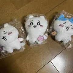 ちいかわ ハチワレ　ぬいぐるみBIG ガチャ　3点セット