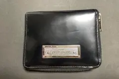 mastermind JAPAN ブラックレザー 二つ折り財布