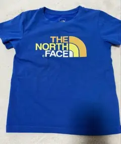 THE NORTH FACE ロゴ入り 半袖 Tシャツ ブルー 120cm