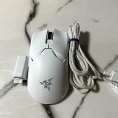 《ジャンク品》Razer ホワイト 有線マウス 本体