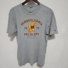 Champion グレー Tシャツ サイズＭ Pennsylvania