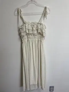 しまむら ドットワンピース