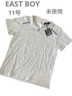 《EAST BOY》未使用 11 オートミール 襟付き 半袖 Tシャツ