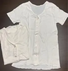 F. 前開き ボタンどめ 介護衣料 綿100% LL 2枚