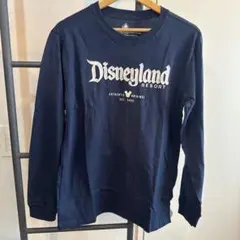 DLR 海外ディズニーランド M ロングシャツ ディズニーロゴ