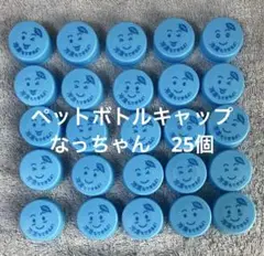 ペットボトルキャップ　水色　なっちゃん