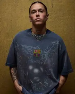 海外限定トラヴィス・スコット x FCバルセロナ XL Travis Scott