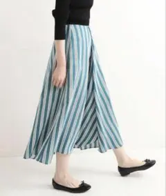 定価15,400円 IENA シアーランダムフレアスカート　36