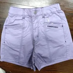 新品タグ付き150cmCANDYCHUU ラベンダーハーフパンツ